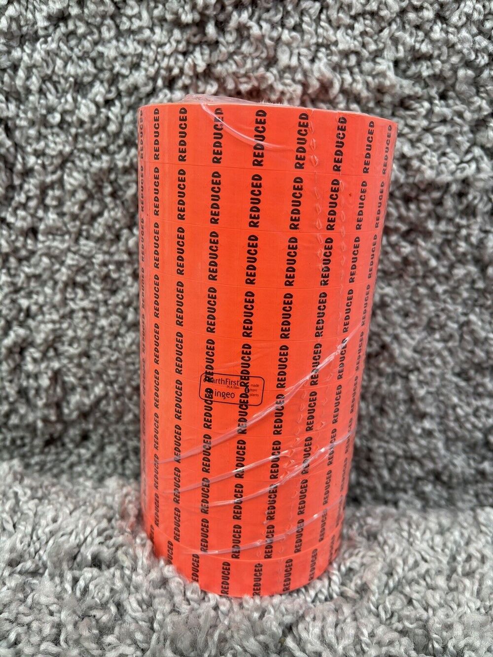 Flourescent Orange With Black Reduced Labels 10 Pack New
